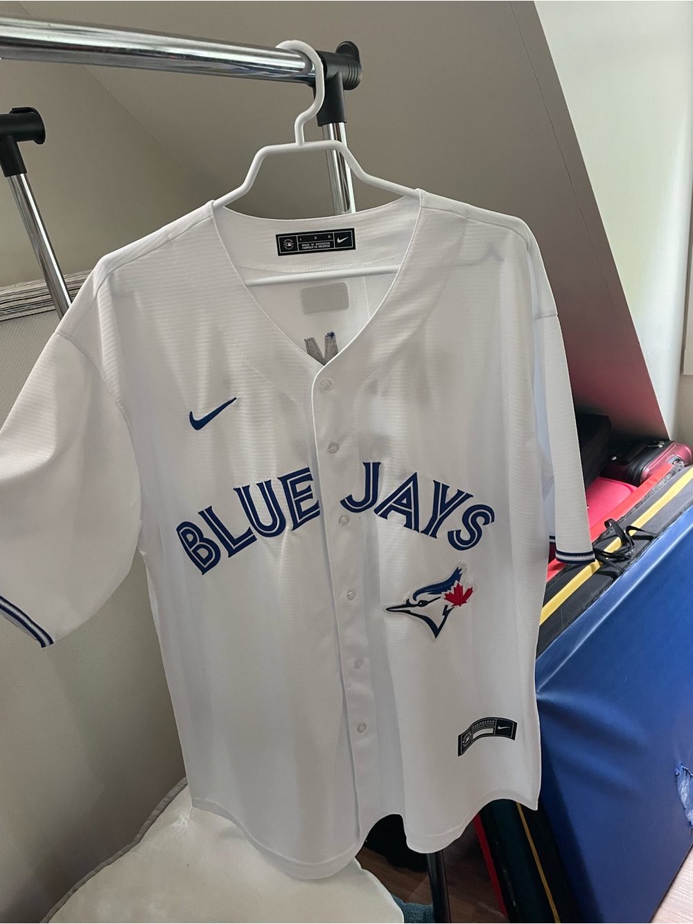 White Blue Jays Okamoto Jersey SIZE LARGE MENS